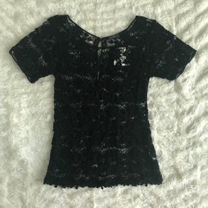 Black Lace Dulcie Top